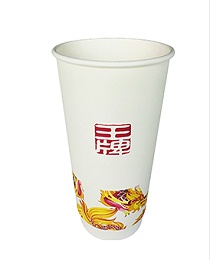 咖啡奶茶纸杯-欧版22盎司中空杯