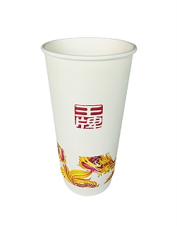 咖啡奶茶纸杯-欧版22盎司中空杯