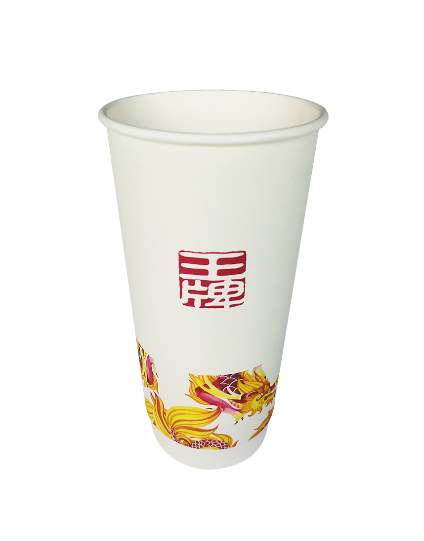 咖啡奶茶纸杯-欧版22盎司中空杯